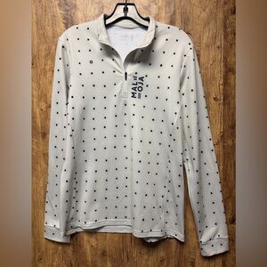 Maloja Women's Cream Polka Dot Top